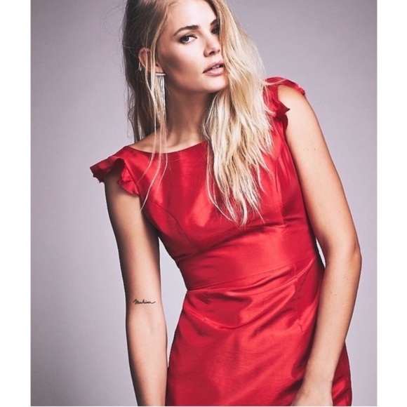 Free People Limited Edition Goddess in Red Gown - Picture 4 of 11